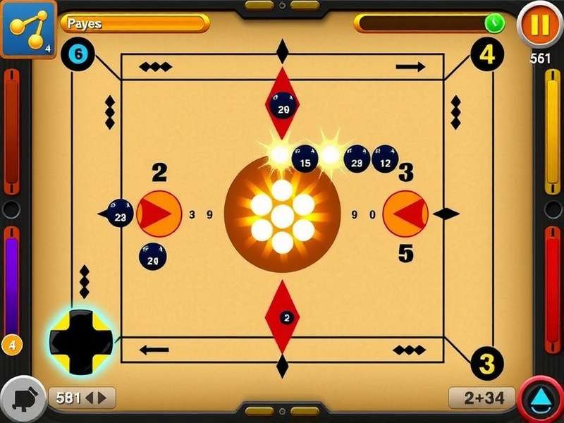 Carrom Turbo Blaster Game Screenshot